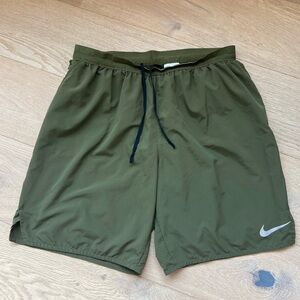Nike Men's Olive Green Shorts